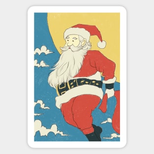 Santa Claus holding presents for children Sticker
